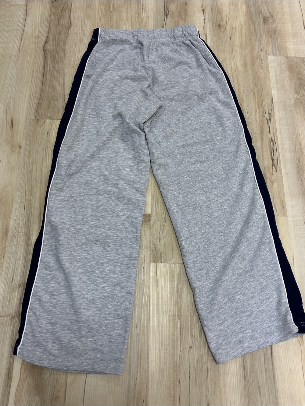 Stradivarius Gray Sweatpants with Navy Side Panels image 5